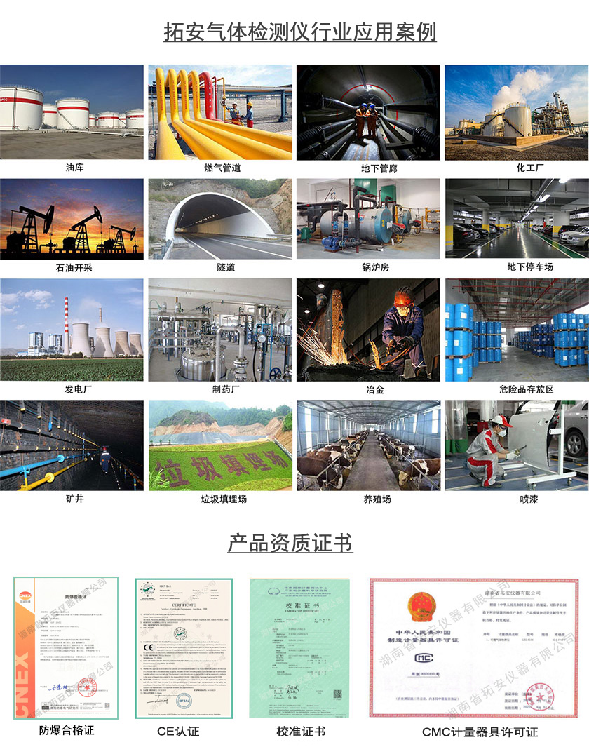 氣體檢測儀，氣體探測器-湖南省拓安儀器有限公司